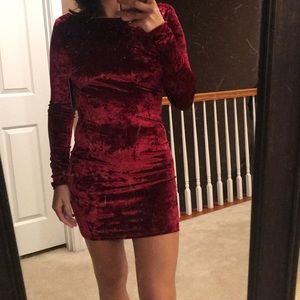 Lulu red tight dress